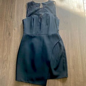 BCBGMaxazaria Mesh Detail Dress